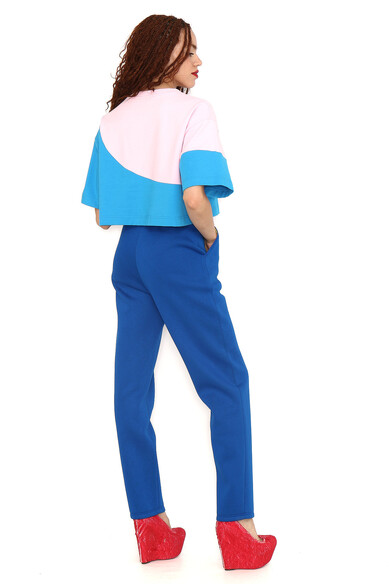 Agatha Ruiz De La Prada CAMISETA ROSA ONDA AZUL