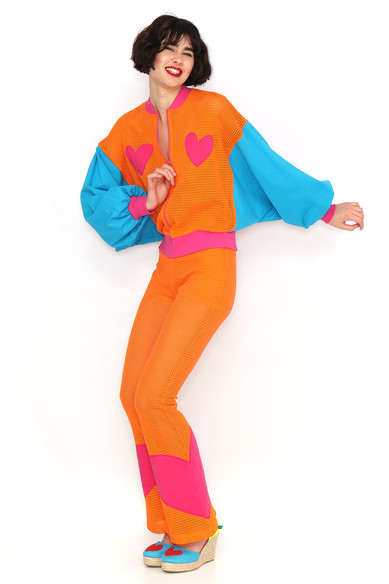 Agatha Ruiz De La Prada CHAQUETA CALADA NARANJA