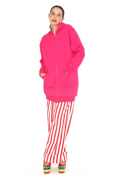 Agatha Ruiz De La Prada CHAQUETA LARGA FUCSIA