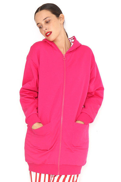 Agatha ruiz de la prada CHAQUETA LARGA FUCSIA