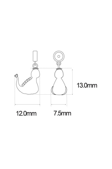 Agatha Ruiz De La Prada CHARM DINO SIN CADENA