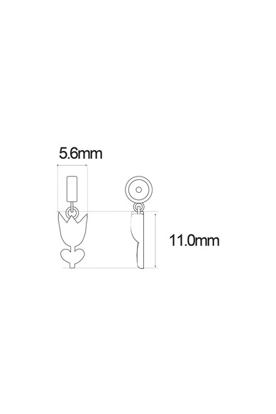 Agatha Ruiz De La Prada CHARM TULIPAN SIN CADENA