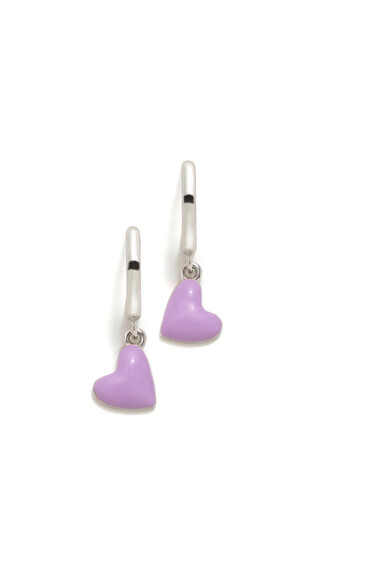 Agatha Ruiz De La Prada CRIOLLAS CORAZONES MORADO