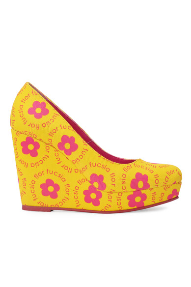 Agatha Ruiz De La Prada CUÑA AMARILLA FLORES