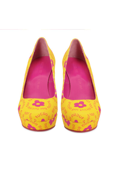 Agatha ruiz de la prada CUÑA AMARILLA FLORES