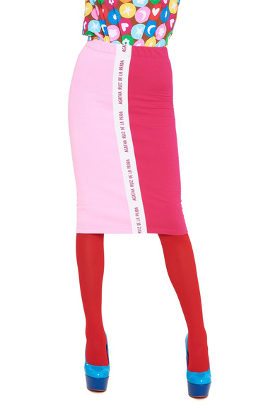Agatha Ruiz De La Prada FALDA BICOLOR ROSA/FUCSIA