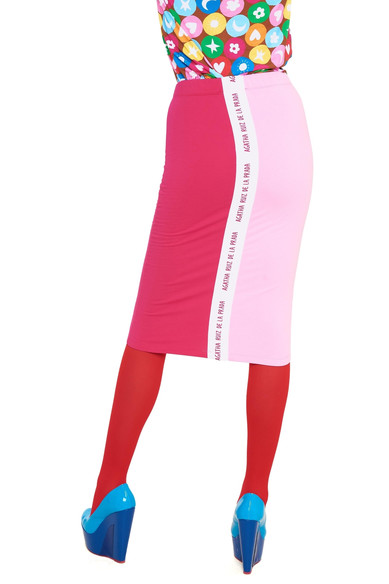 Agatha Ruiz De La Prada FALDA BICOLOR ROSA/FUCSIA
