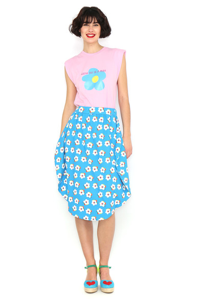 Agatha Ruiz De La Prada FALDA CIRCULO FLORES