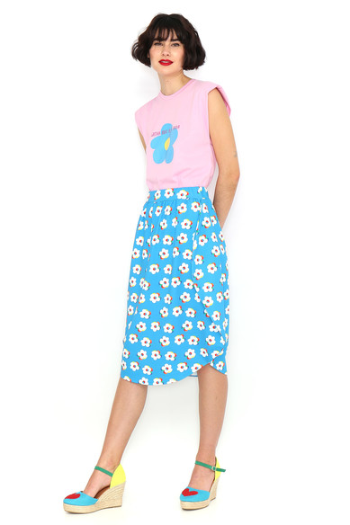 Agatha Ruiz De La Prada FALDA CIRCULO FLORES