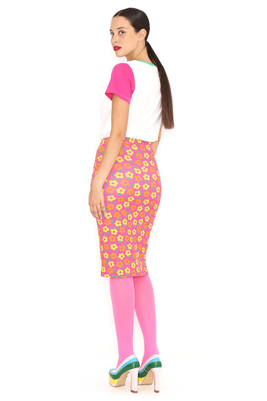 Agatha Ruiz De La Prada FALDA LAPIZ FLORES