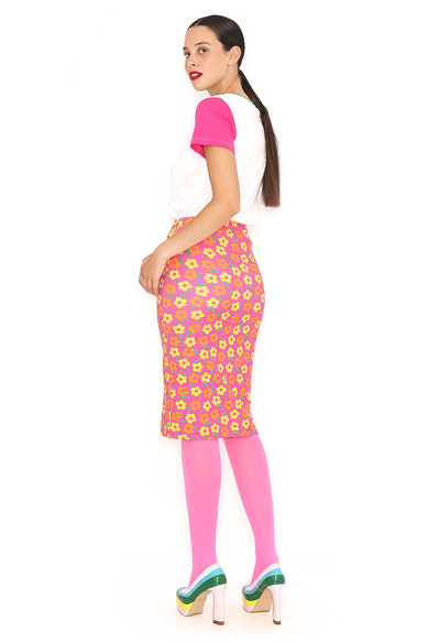 Agatha Ruiz De La Prada FALDA LAPIZ FLORES