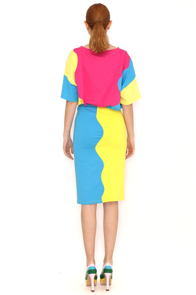 Agatha Ruiz De La Prada FALDA LAPIZ ONDAS