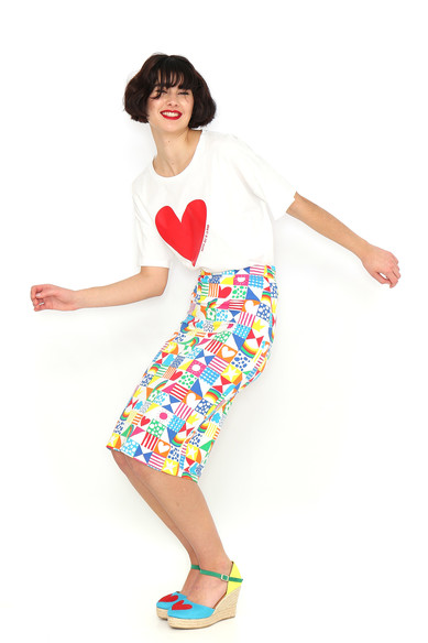 Agatha Ruiz De La Prada FALDA LAPIZ PATCH