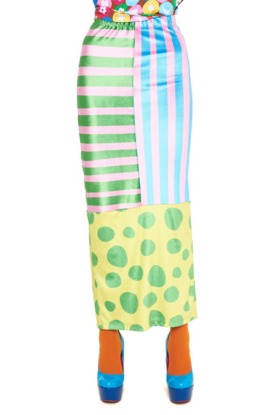 Agatha Ruiz De La Prada FALDA LARGA TOPOS/RAYAS