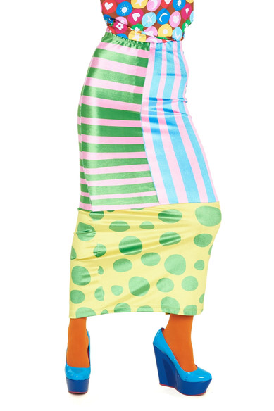 Agatha Ruiz De La Prada FALDA LARGA TOPOS/RAYAS