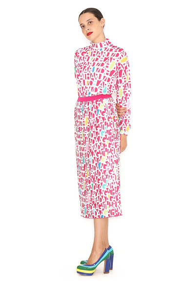 Agatha Ruiz De La Prada FALDA PLISADA LETRAS