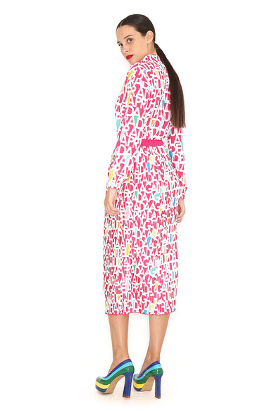 Agatha Ruiz De La Prada FALDA PLISADA LETRAS