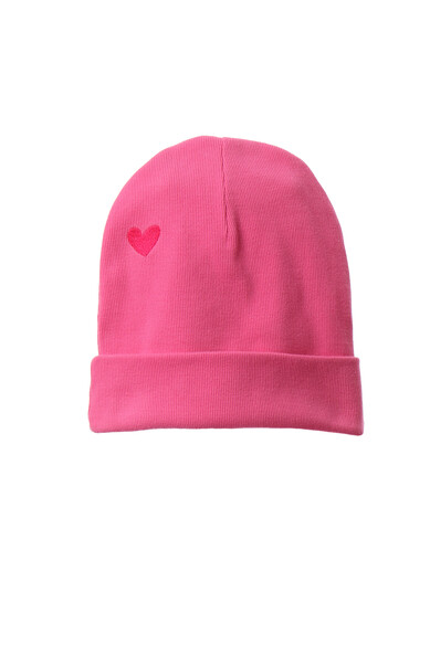 Agatha Ruiz De La Prada GORRO ROSA CORAZON ROJO