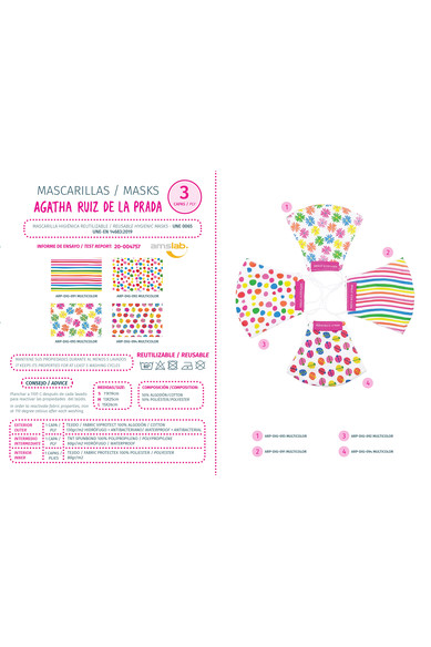 Agatha Ruiz De La Prada MASCARILLA MARIQUITAS