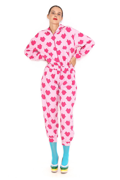 Agatha Ruiz De La Prada MONO CAPUCHA BESOS