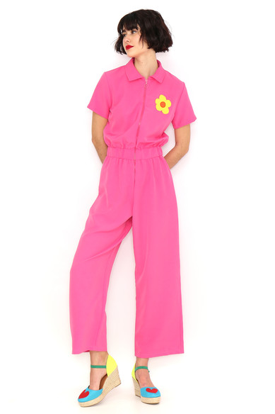 Agatha Ruiz De La Prada MONO FUCSIA FLOR
