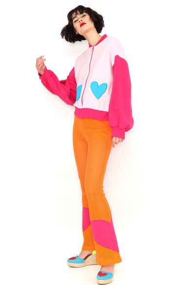 Agatha Ruiz De La Prada PANTALON NARANJA CALADO