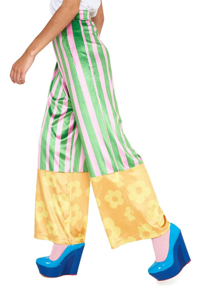 Agatha Ruiz De La Prada PANTALON RAYAS/FLORES