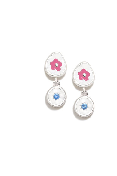 Agatha ruiz de la prada PENDIENTE DOBLE DIDO FLOR