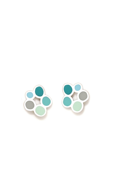 Agatha ruiz de la prada PENDIENTE JOY VERDE AGUA