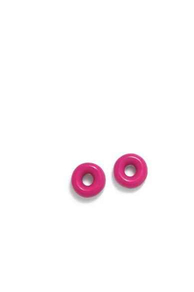 Agatha Ruiz De La Prada PENDIENTES DONUT FUCSIA