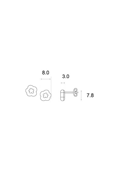 Agatha Ruiz De La Prada PENDIENTES FLOR FUCSIA