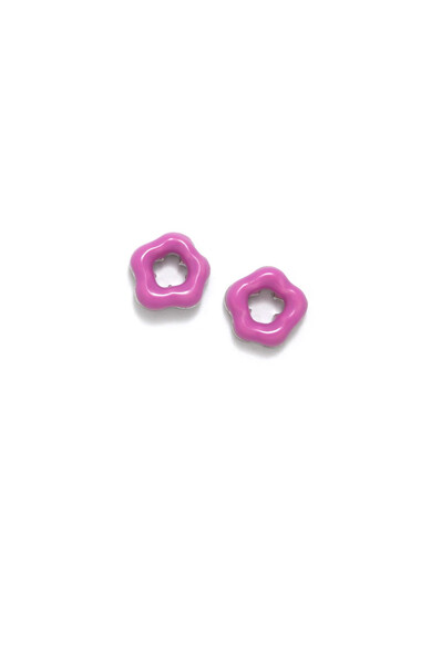 Agatha ruiz de la prada PENDIENTES FLOR FUCSIA