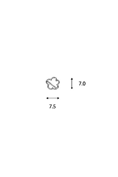 Agatha Ruiz De La Prada PENDIENTES FLOR ROSA AZUL