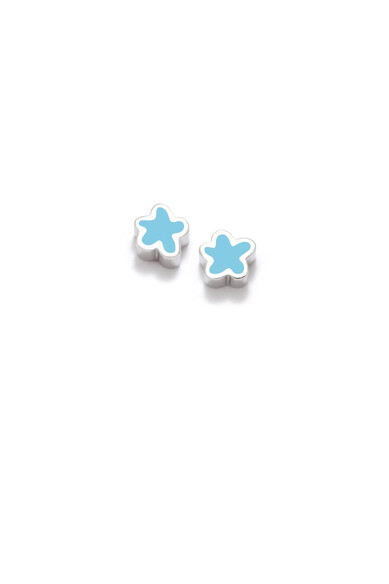 Agatha ruiz de la prada PENDIENTES KILO FLOR AZUL