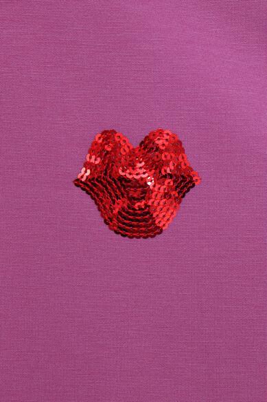 Agatha Ruiz De La Prada POLO MORADO CORAZON