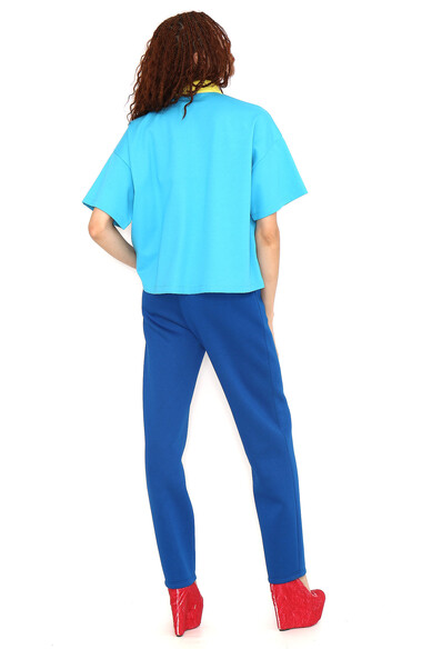 Agatha Ruiz De La Prada POLO TURQUESA FLOR