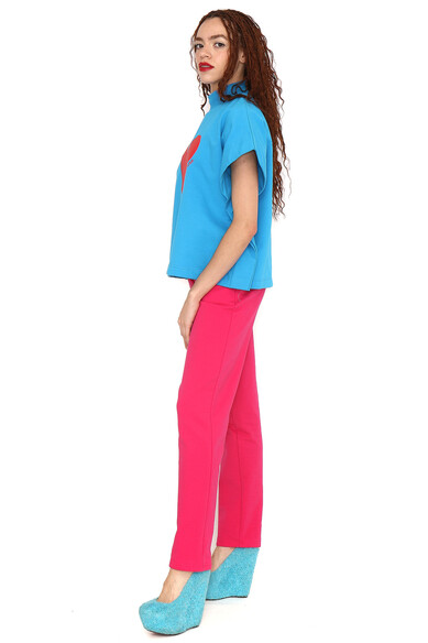 Agatha Ruiz De La Prada PONCHO CORAZON ROJO