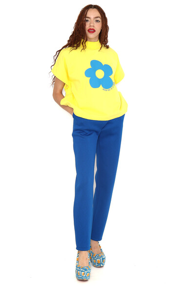 Agatha Ruiz De La Prada PONCHO FLOR AMARILLO