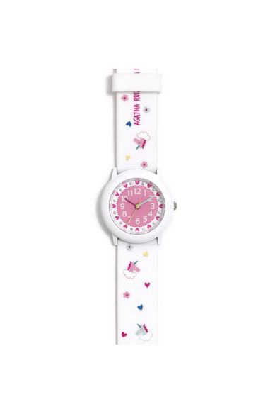 Agatha ruiz de la prada RELOJ BOMBÓN BLANCO