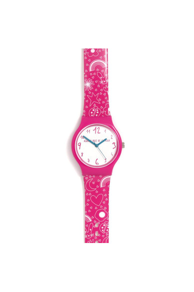 Agatha ruiz de la prada RELOJ FUCSIA ESTAMPADO