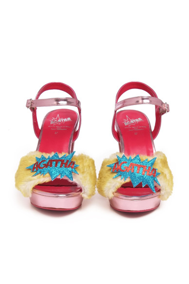 Agatha Ruiz De La Prada SANDALIA ROSA PELO