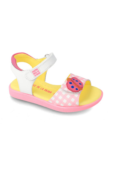 Agatha Ruiz De La Prada SANDALIA VICHY BLANCO
