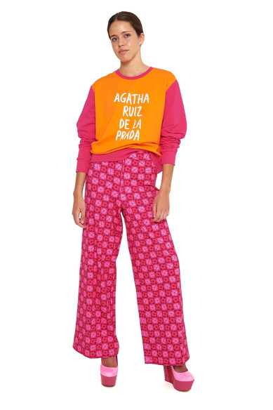 Agatha Ruiz De La Prada SUDADERA ARP NARANJA