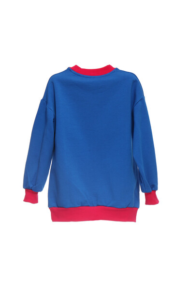 Agatha ruiz de la prada SUDADERA AZUL TRIANGULOS