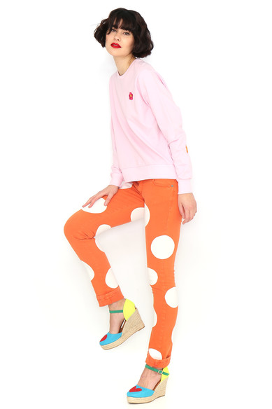 Agatha Ruiz De La Prada SUDADERA BASICA ROSA