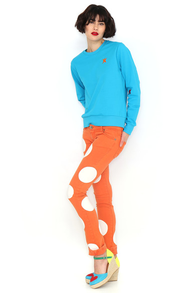 Agatha Ruiz De La Prada SUDADERA BASICA TURQUESA