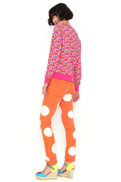 Agatha Ruiz De La Prada SUDADERA ESTAMPADA FUCSIA