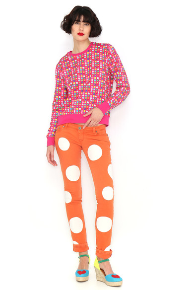 Agatha ruiz de la prada SUDADERA ESTAMPADA FUCSIA