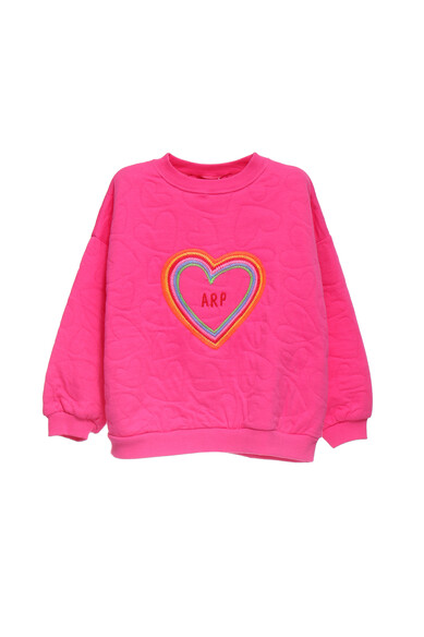 Agatha Ruiz De La Prada SUDADERA FUCSIA CORAZON