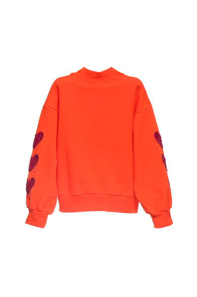 Agatha Ruiz De La Prada SUDADERA NARANJA CORAZONES